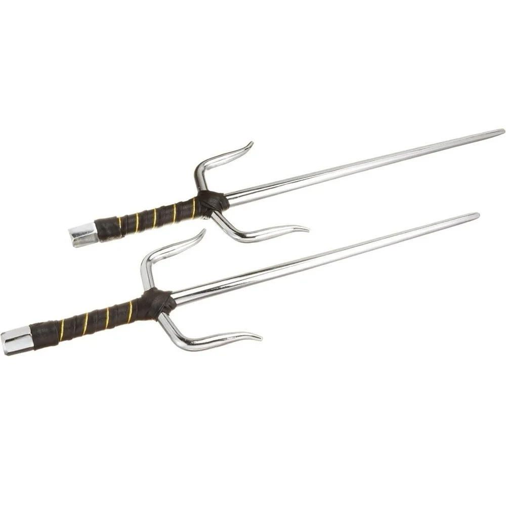 Cosplay or LARP Martial Arts Melee Weapon Sai Pair - No Sharp Edges (15 in)